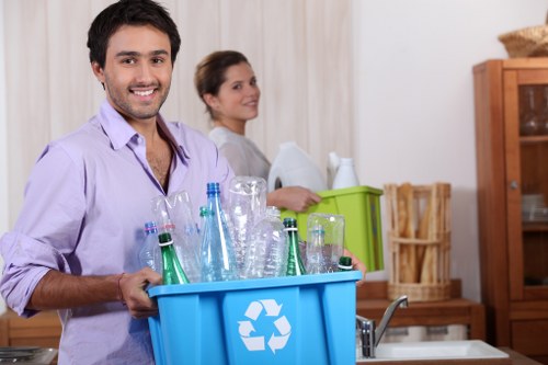 Professional house clearance team at work in Shoreditch